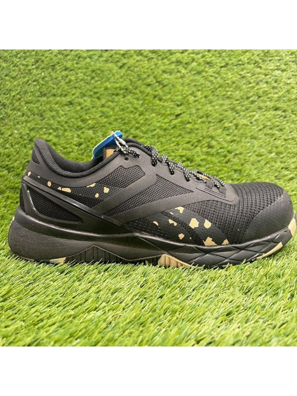 Reebok Nanoflex TR Women Size 9.5D Black Outdoor Composite Toe Safety Work Shoes